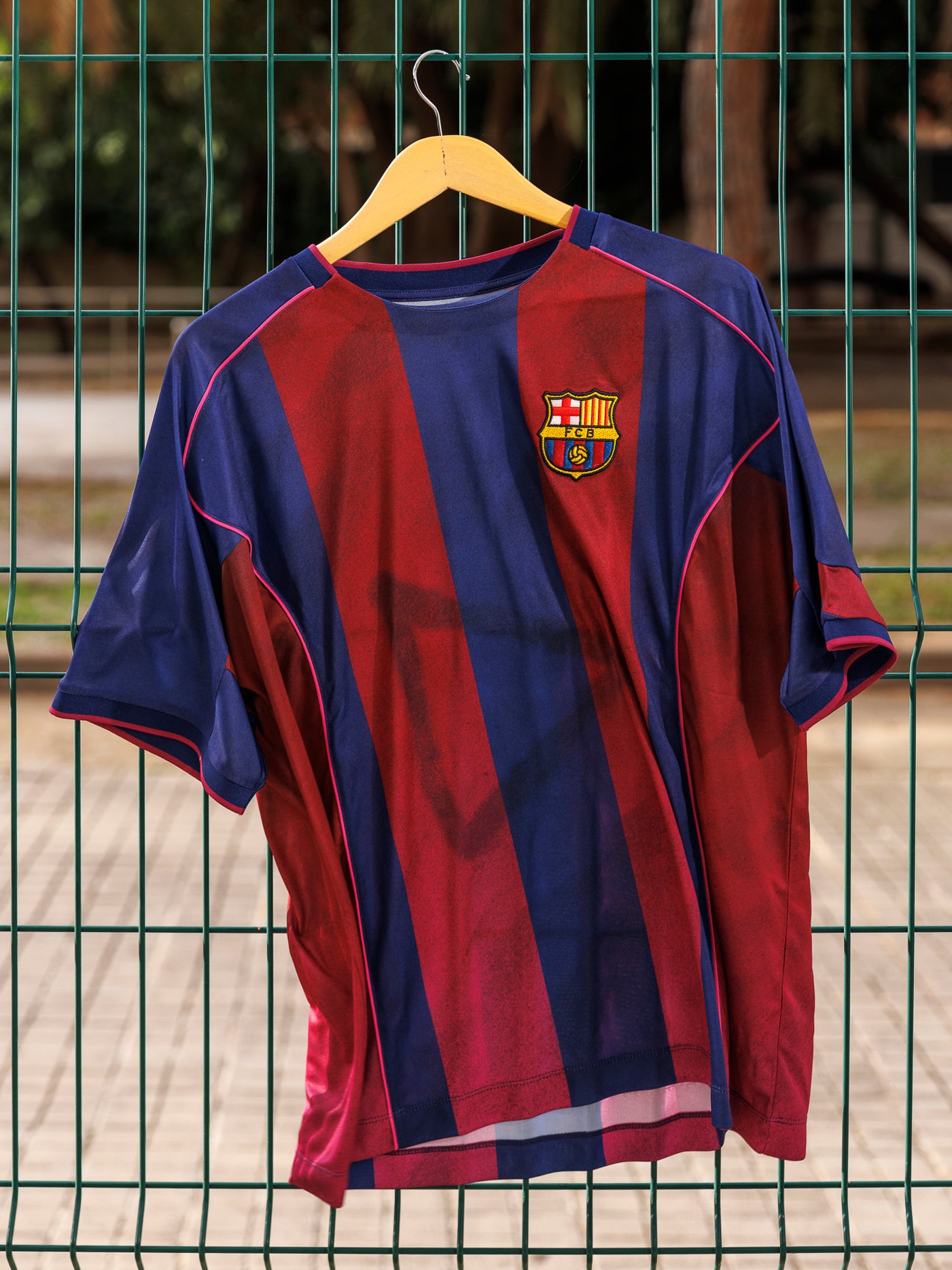 Maillot Vintage 2001/03 Barcelone Extérieur (XL) Authentique Maillot Vintage 2001/03 Barcelone Extérieur (XL) Authentique