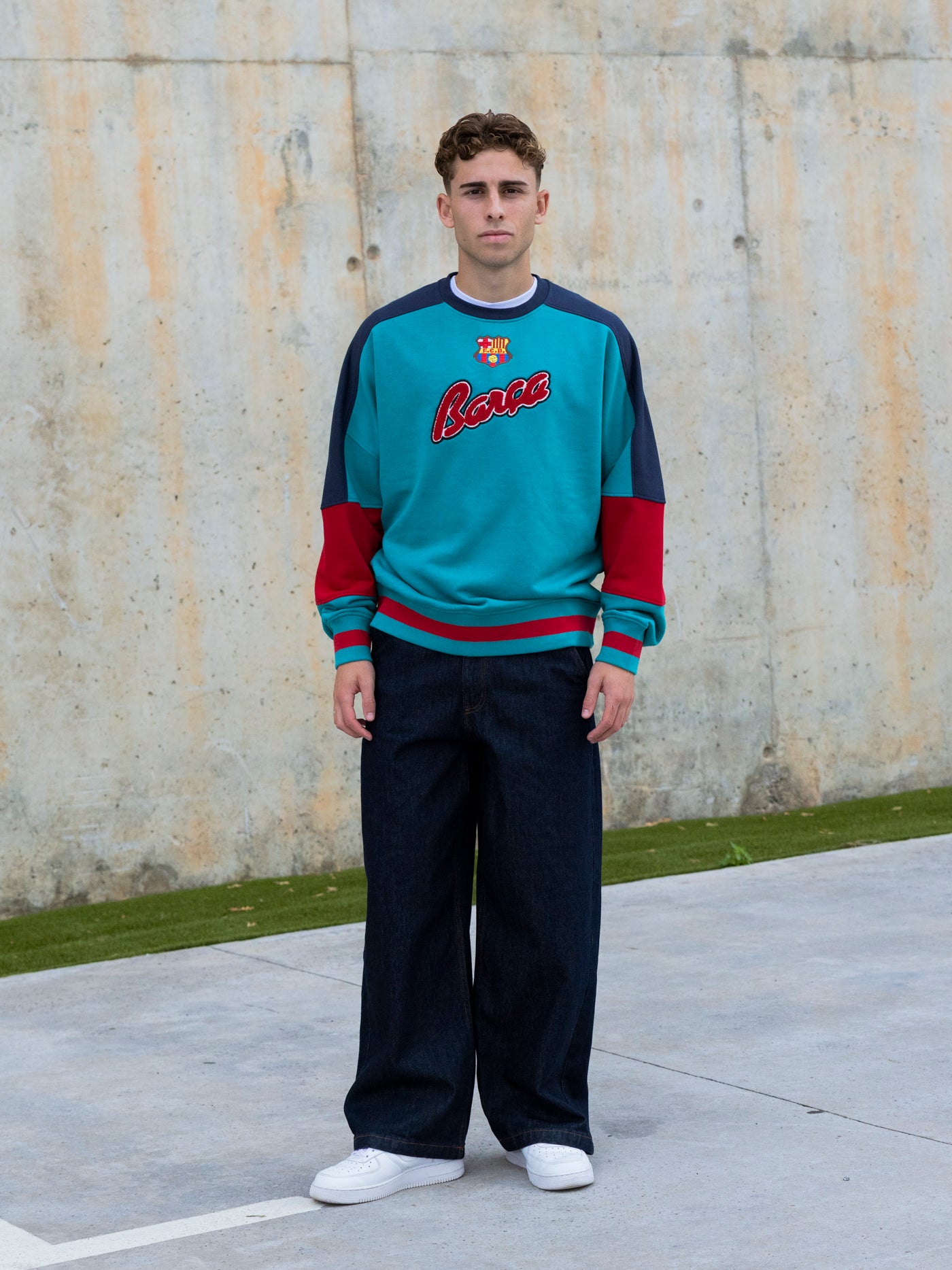 Sweat Retro 1899 Turquoise Barça