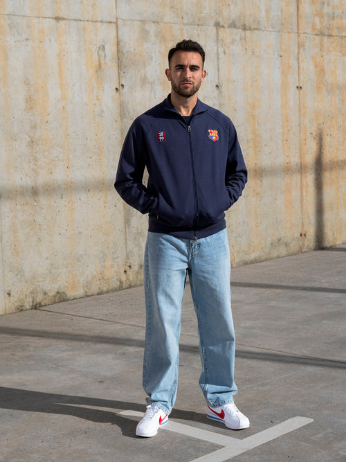 Chaqueta Retro 1899 Azul Marino Barça