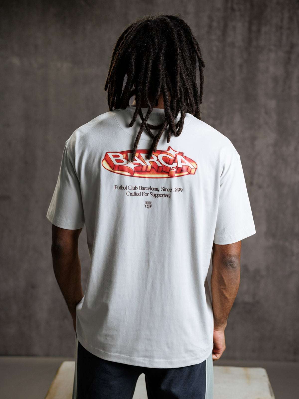 Tee Grey Light Aftermatch Barça