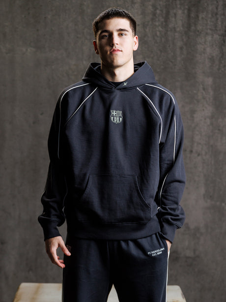 Hoodie Grey Aftermatch Barça