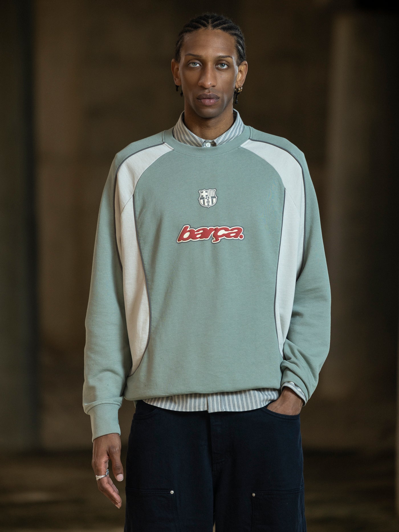 FCバルセロナ アフターマッチ ブルー クルーネック – Barça Official Store