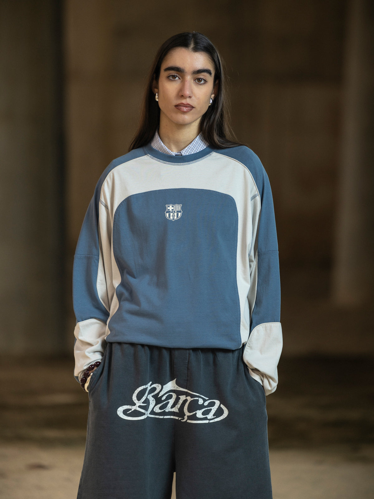 Tee Blue Aftermatch Barça