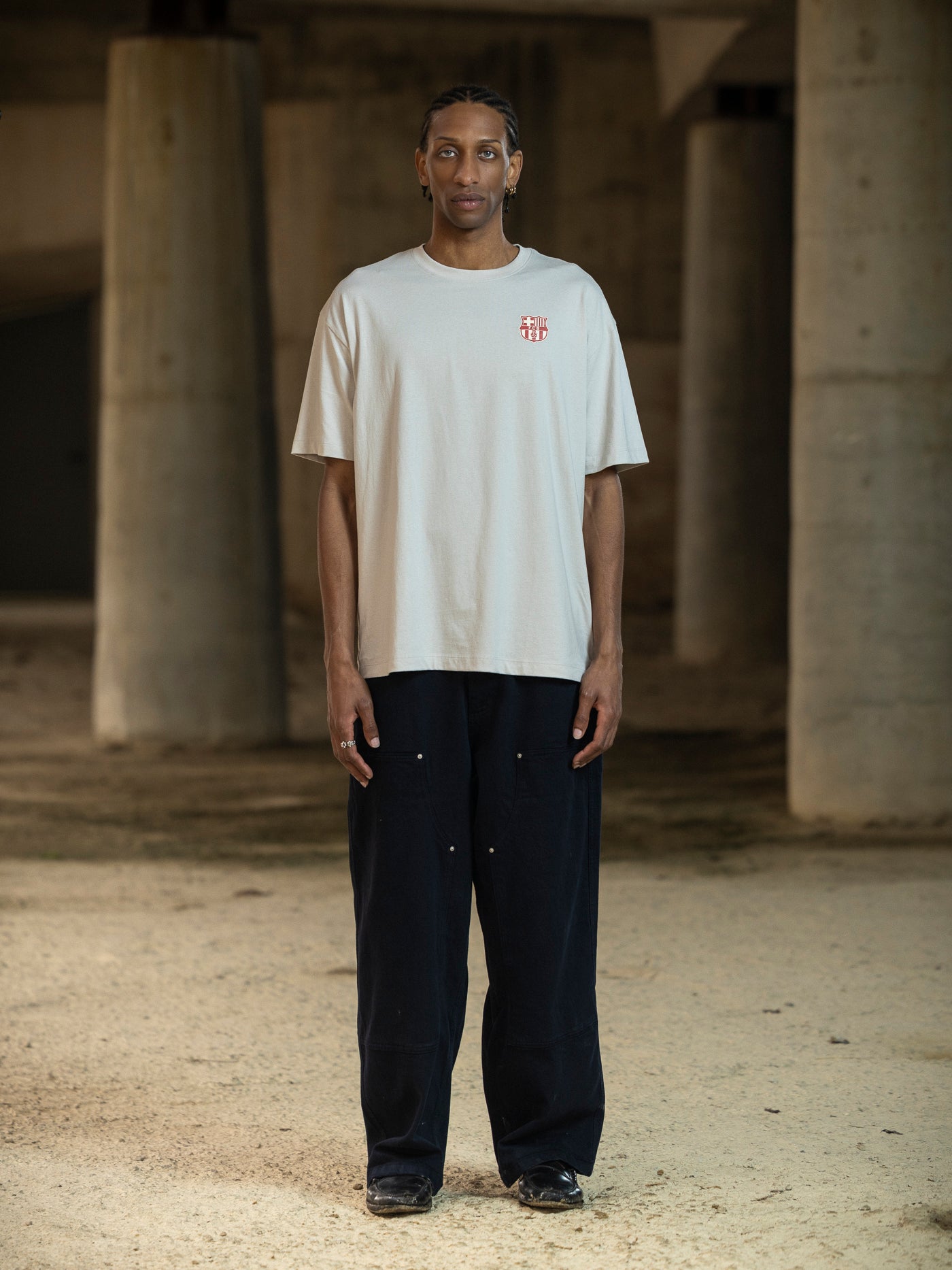 Tee Grey Light Aftermatch Barça