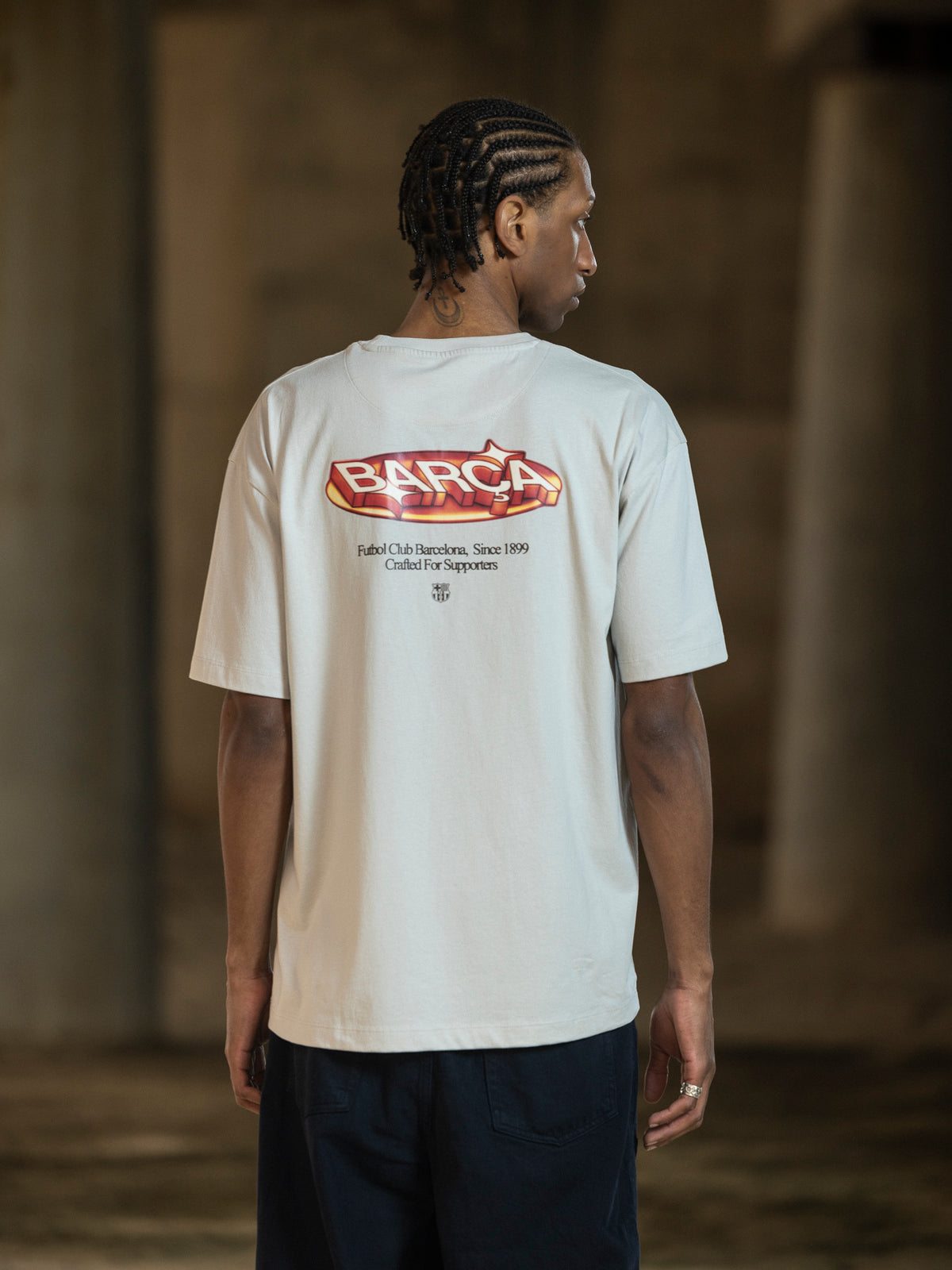 Tee Grey Light Aftermatch Barça