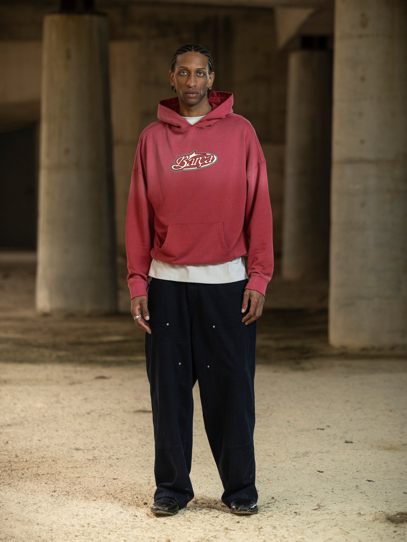 Hoodie Red Aftermatch Barça