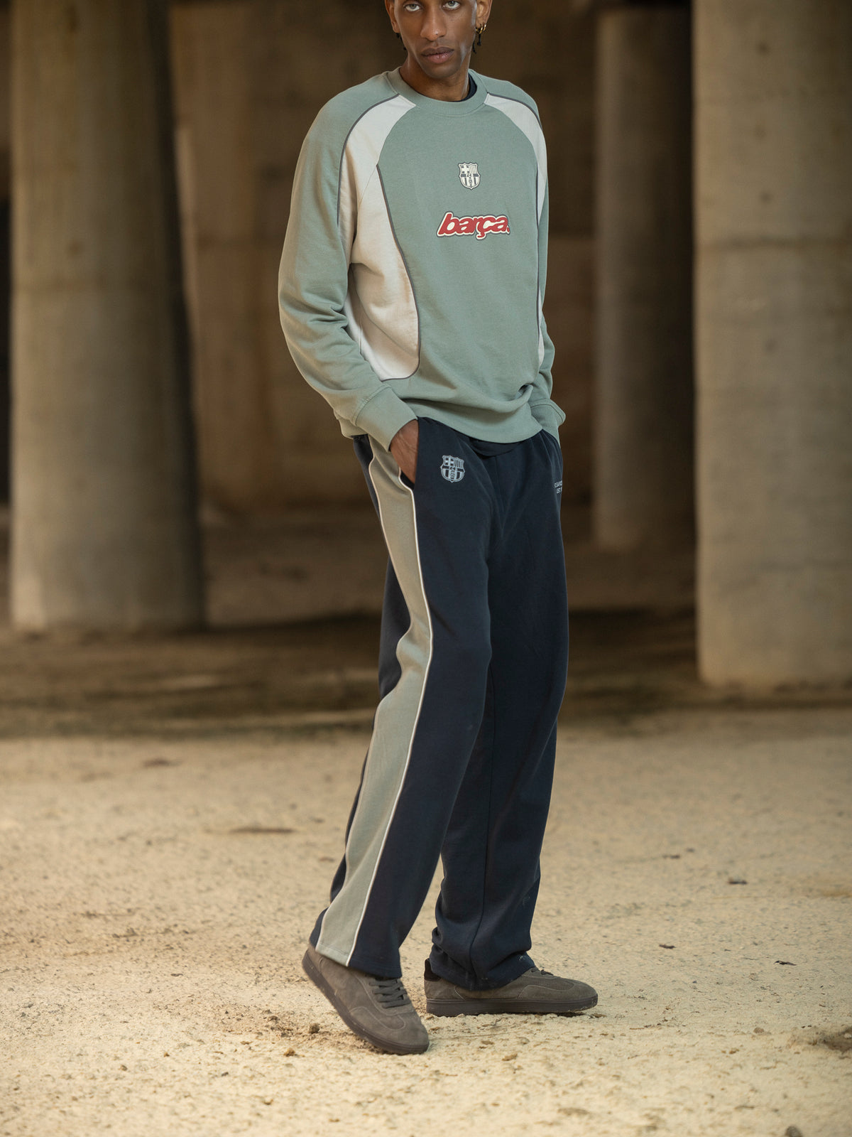 Pants Grey Aftermatch Barça