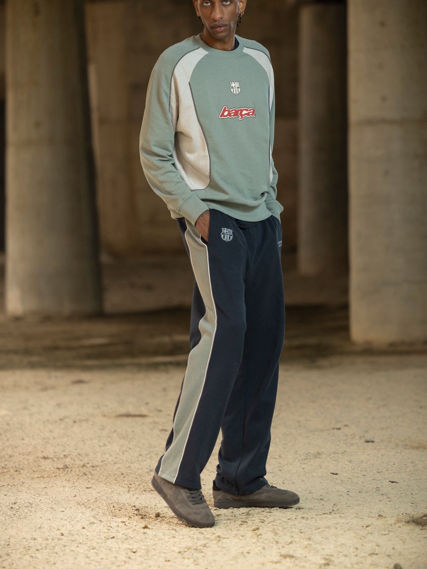 Pants Grey Aftermatch Barça