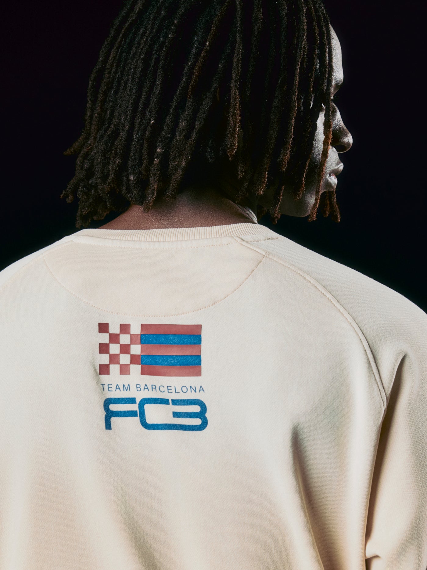 Sweat Crew Ecru Racing Barça