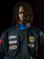 Chaqueta Ligera Antracita Racing Barça