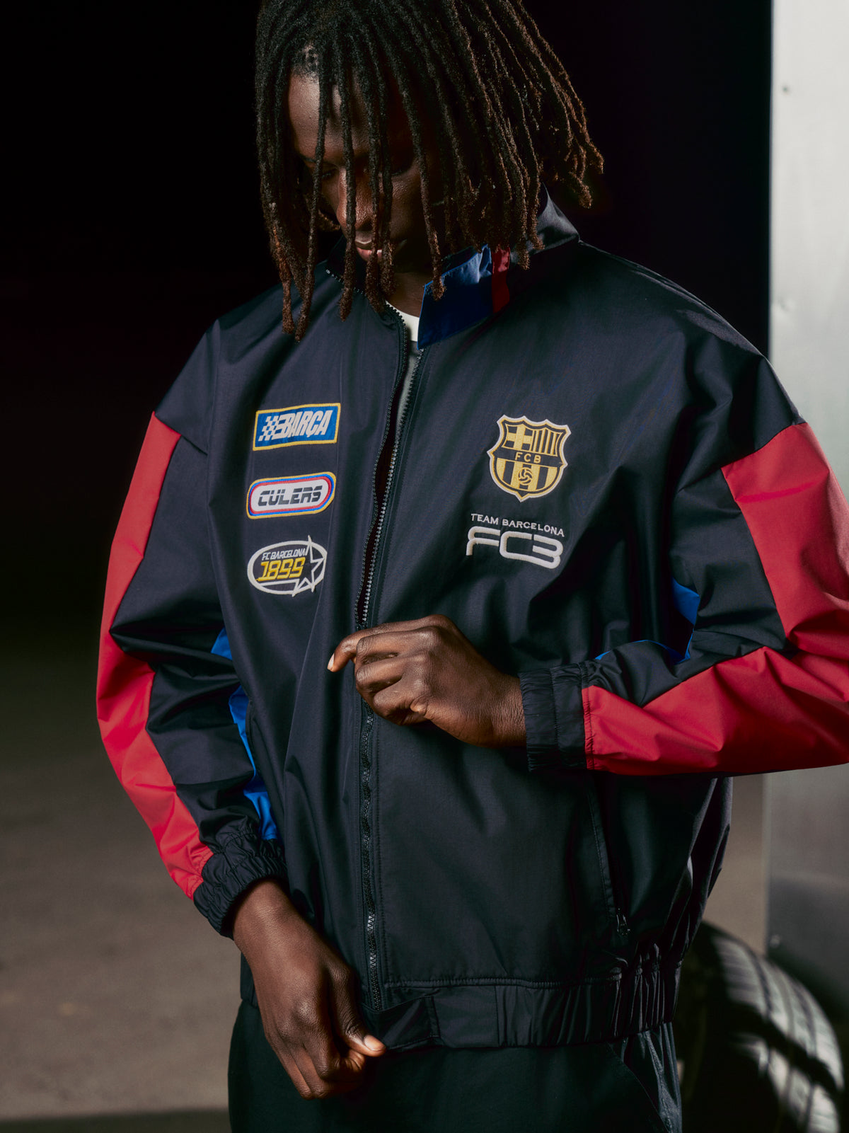 Veste Légère Anthracite Racing Barça | FC Barcelona – Barça Official Store