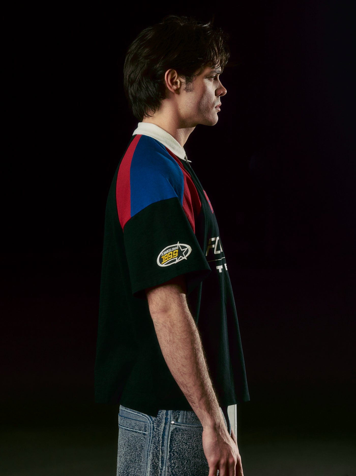 Half Zip Anthracite Racing Barça Polo | FC Barcelona – Barça