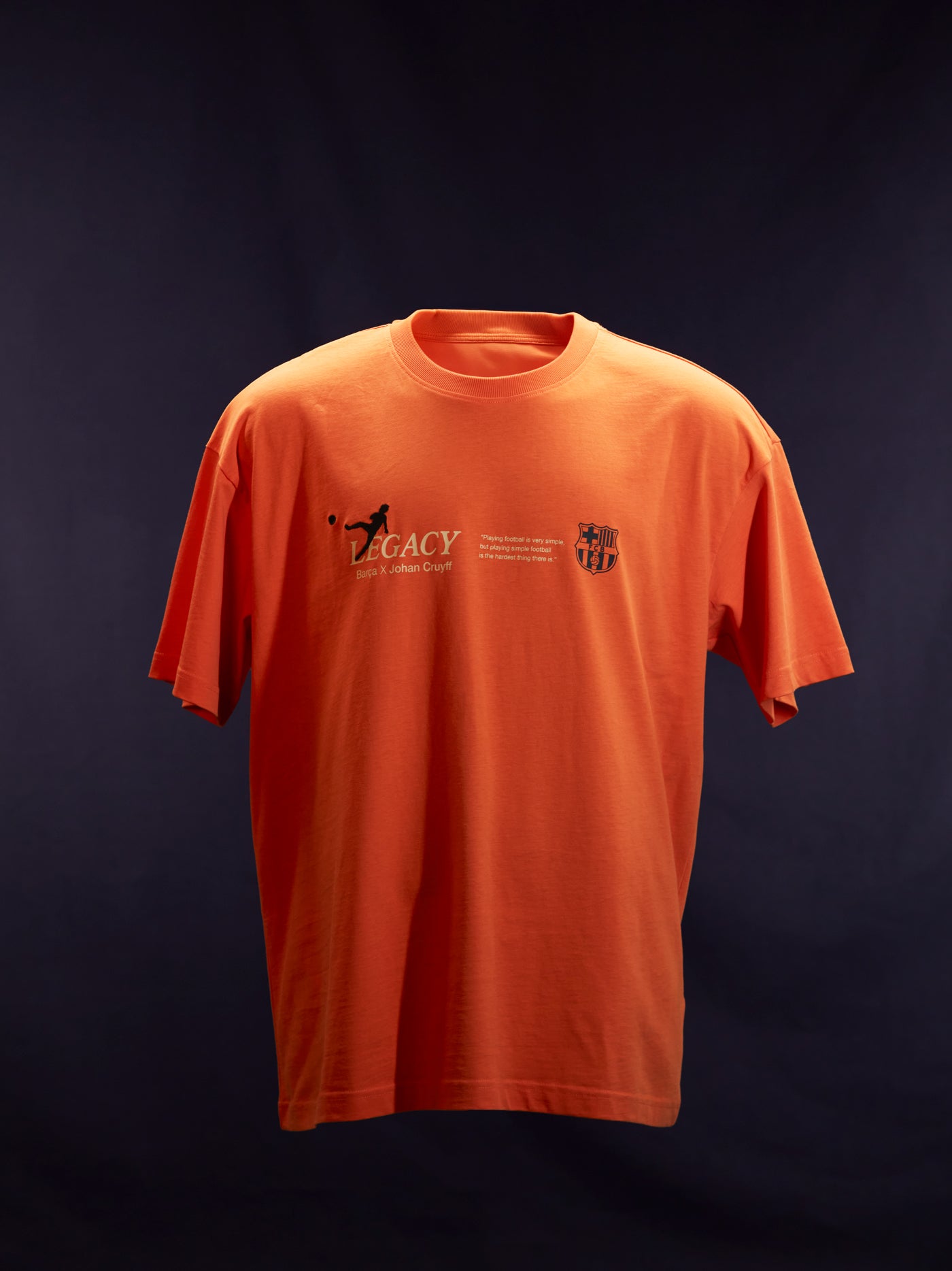 T-shirt Orange Cruyff Barça