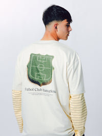Tee Wall Ecru Grass Barça