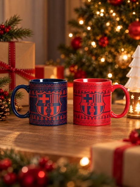Set de Tasses Noël FC Barcelone