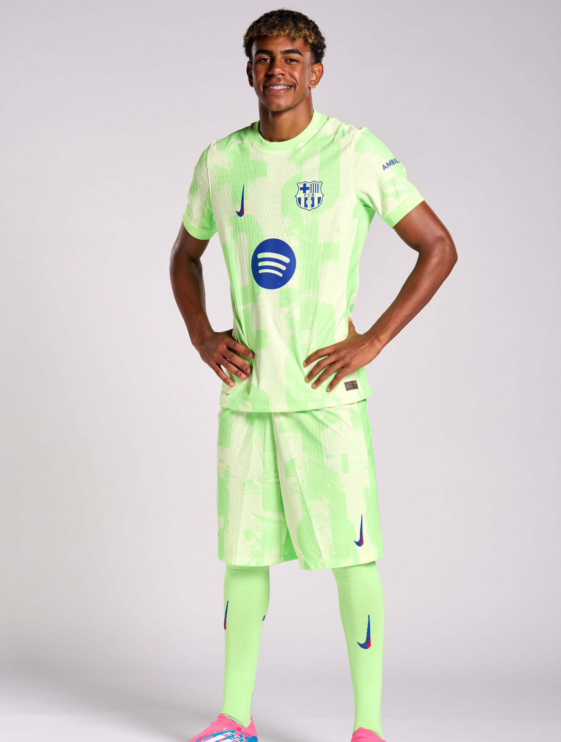 LAMINE YAMAL | UCL Maillot homme extérieur 24/25 FC Barcelone - Édition Joueur