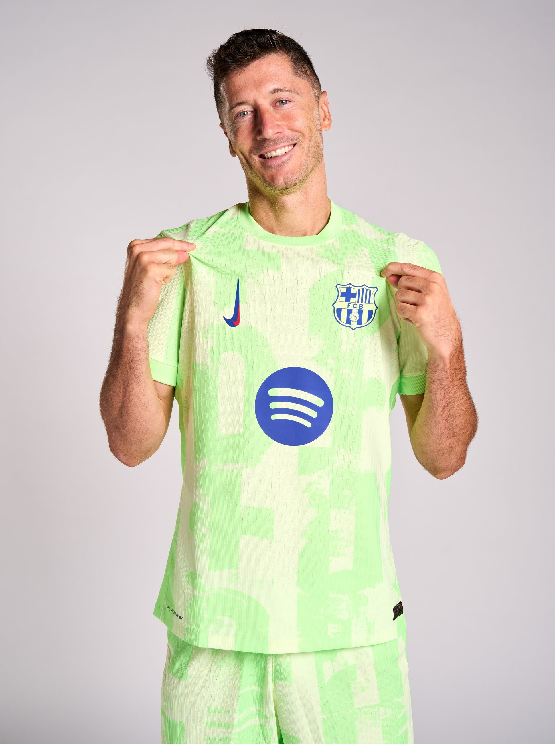 LEWANDOWSKI | UCL Camiseta hombre tercera equipación  24/25 FC Barcelona - Edición Jugador