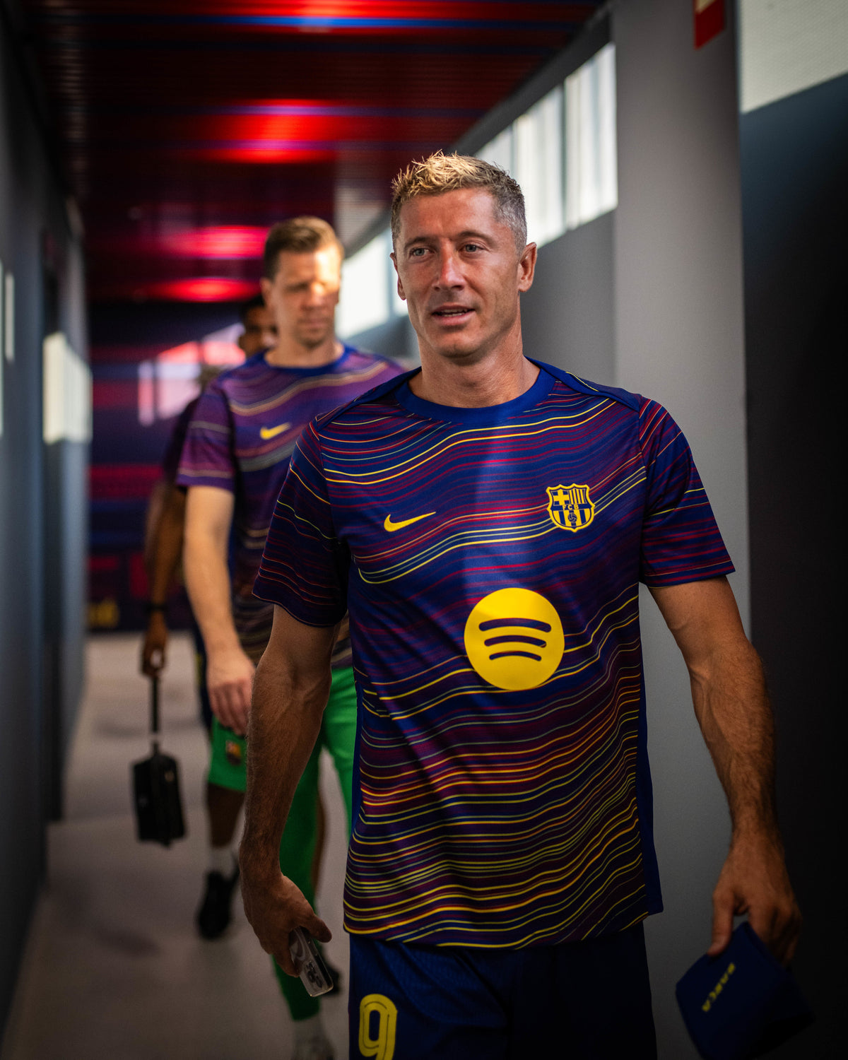 Maillot d'avant-match du FC Barcelona 25/26