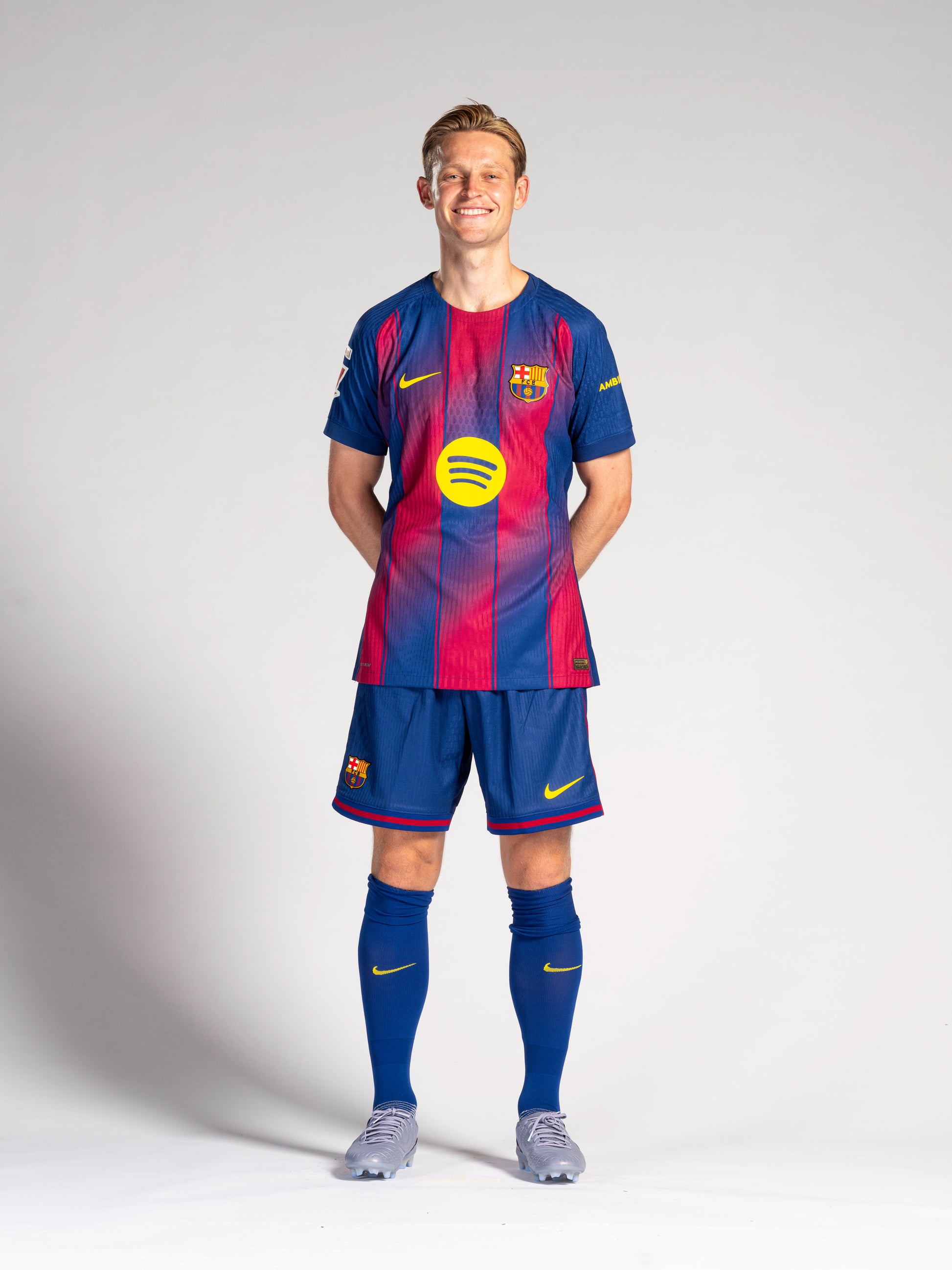 F. DE JONG | La Liga Camiseta hombre primera equipación 25/26 FC Barcelona - Edición Jugador