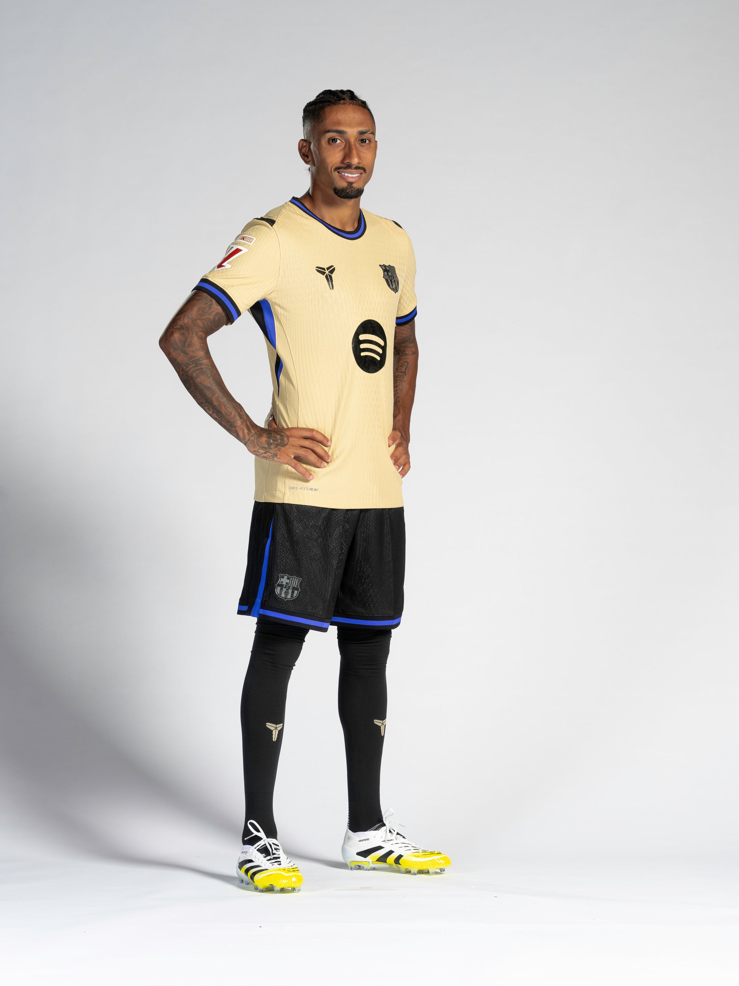 RAPHINHA | La Liga Camiseta hombre segunda equipación 25/26 FC Barcelona x Kobe Bryant - Edición Jugador