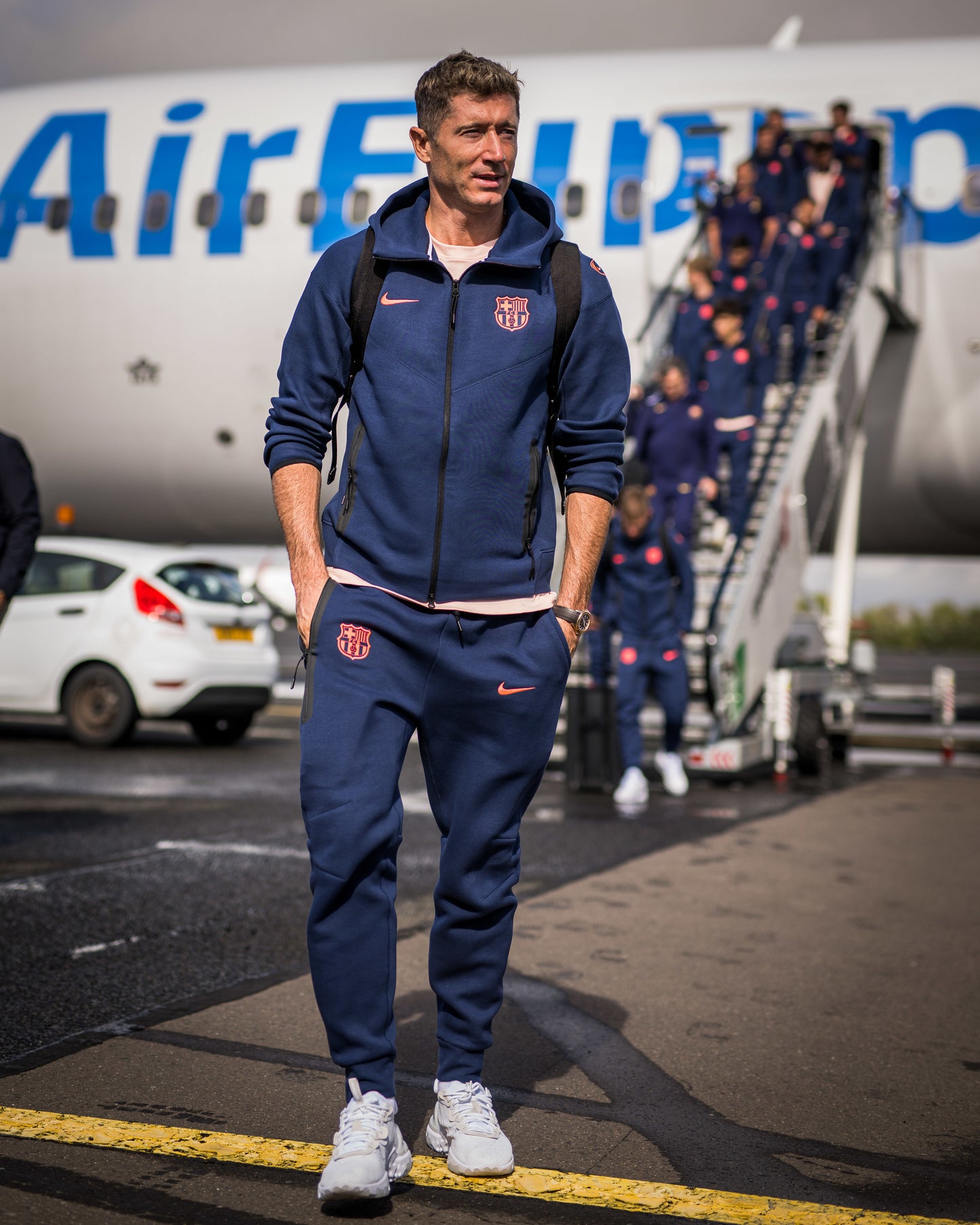 Pantalones tech fleece Barça Nike T90