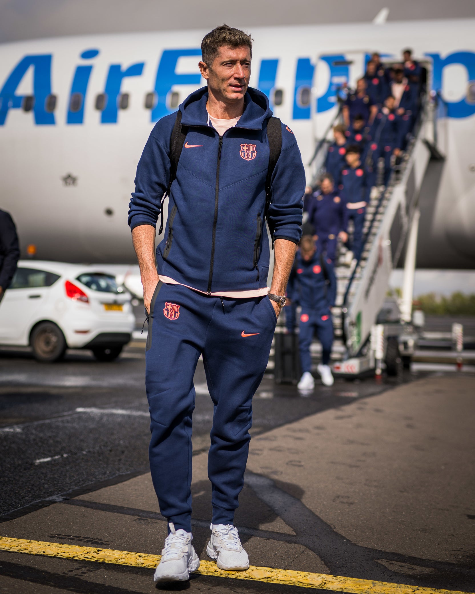 Pant tech fleece Barça Nike T90