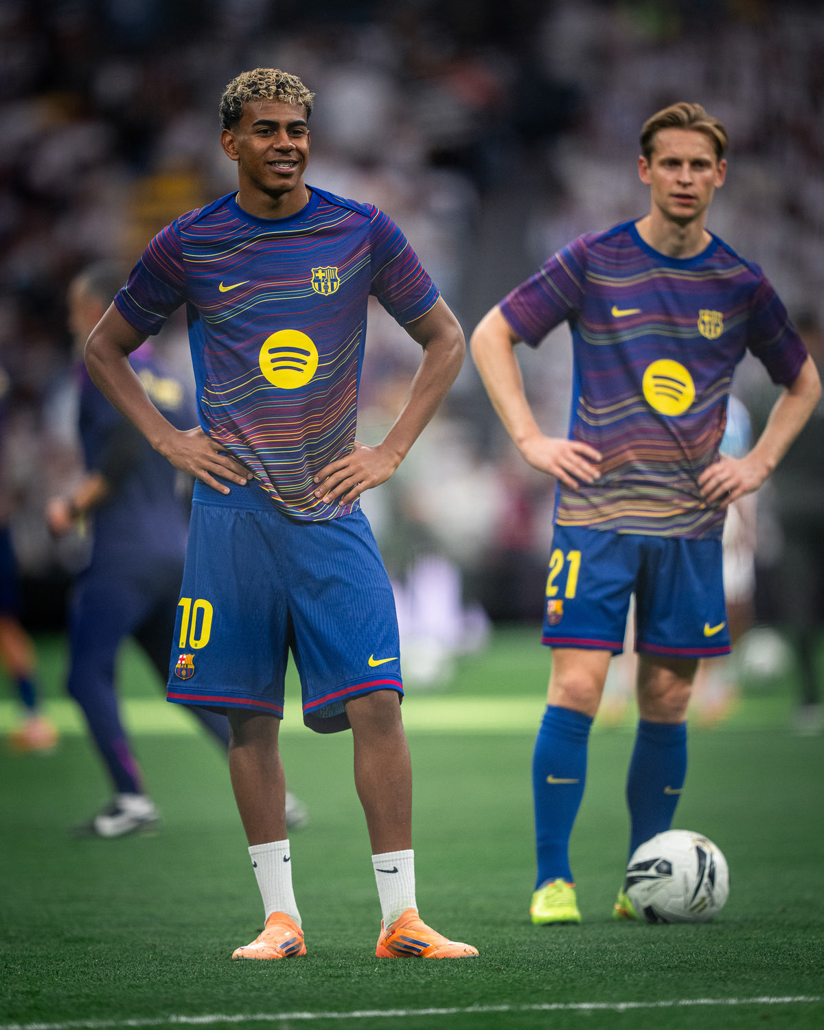 Maillot d'avant-match du FC Barcelona 25/26