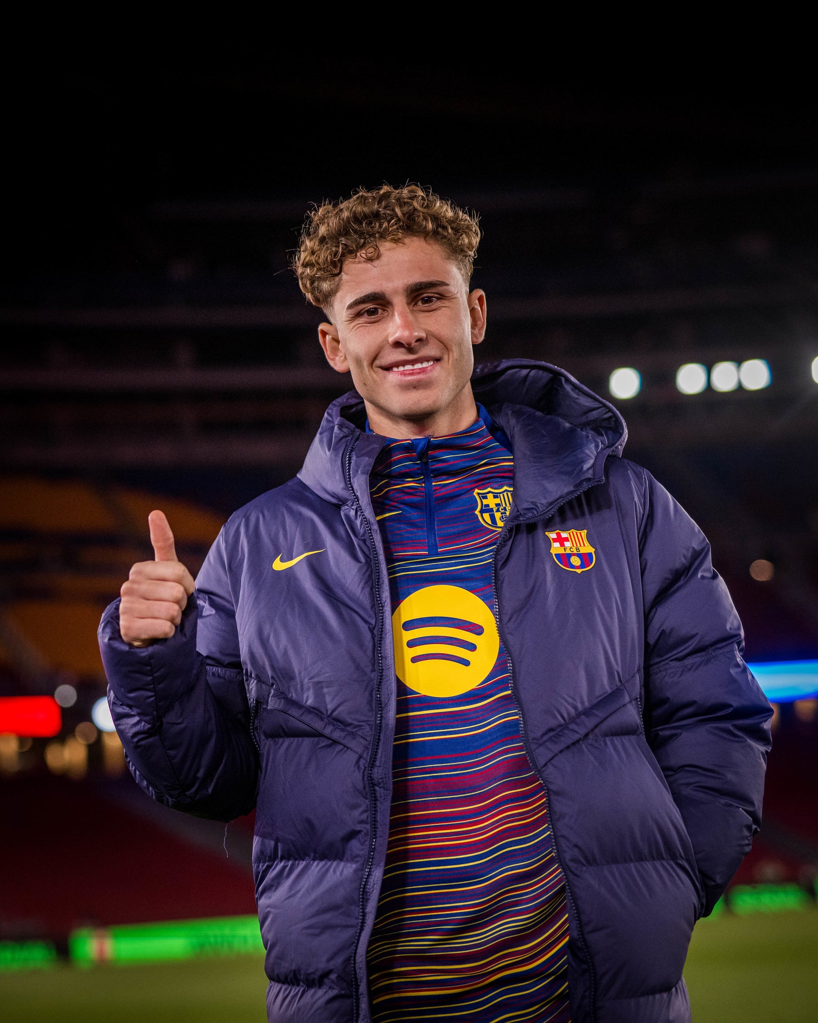 Parka Chaqueta Nike FC Barcelona