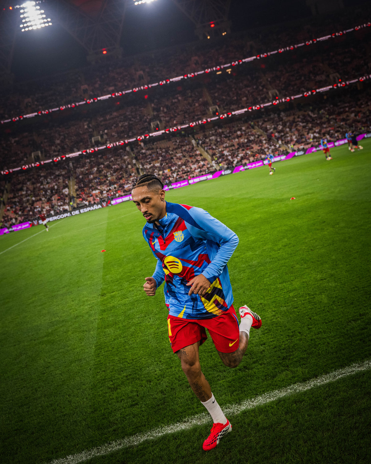 Sudadera pre-partido cuarta equipación FC Barcelona 25/26