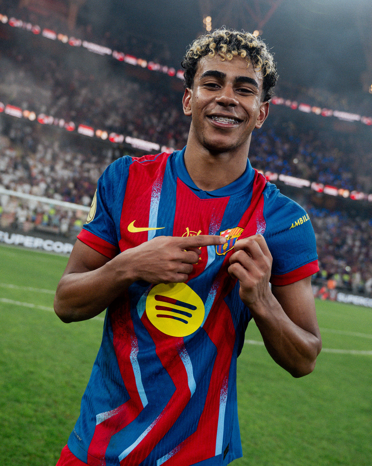 LAMINE YAMAL | UCL Men's fourth jersey 25/26 FC Barcelona - Player's Edition