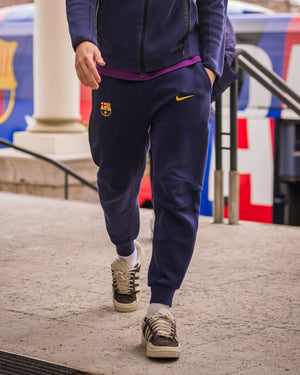 Pantalon tech fleece Barça Nike - Bleu marine