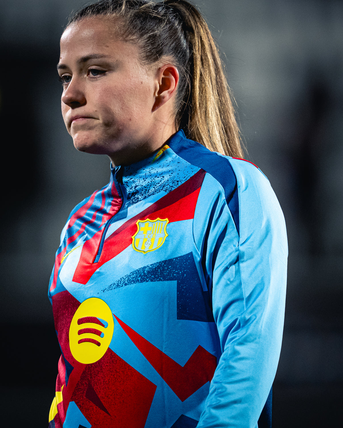 Sudadera de Mujer pre-partido cuarta equipación FC Barcelona 25/26