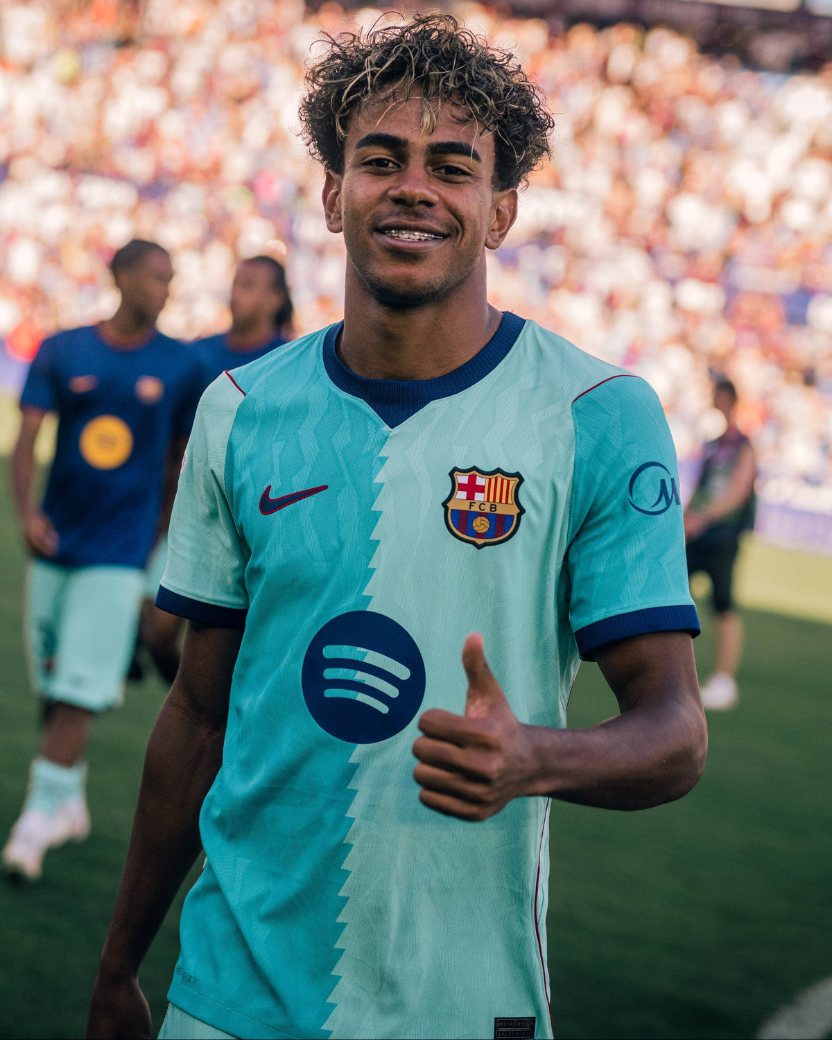 LAMINE YAMAL | UCL Camiseta hombre tercera equipación 26/27 FC Barcelona - Edición Jugador