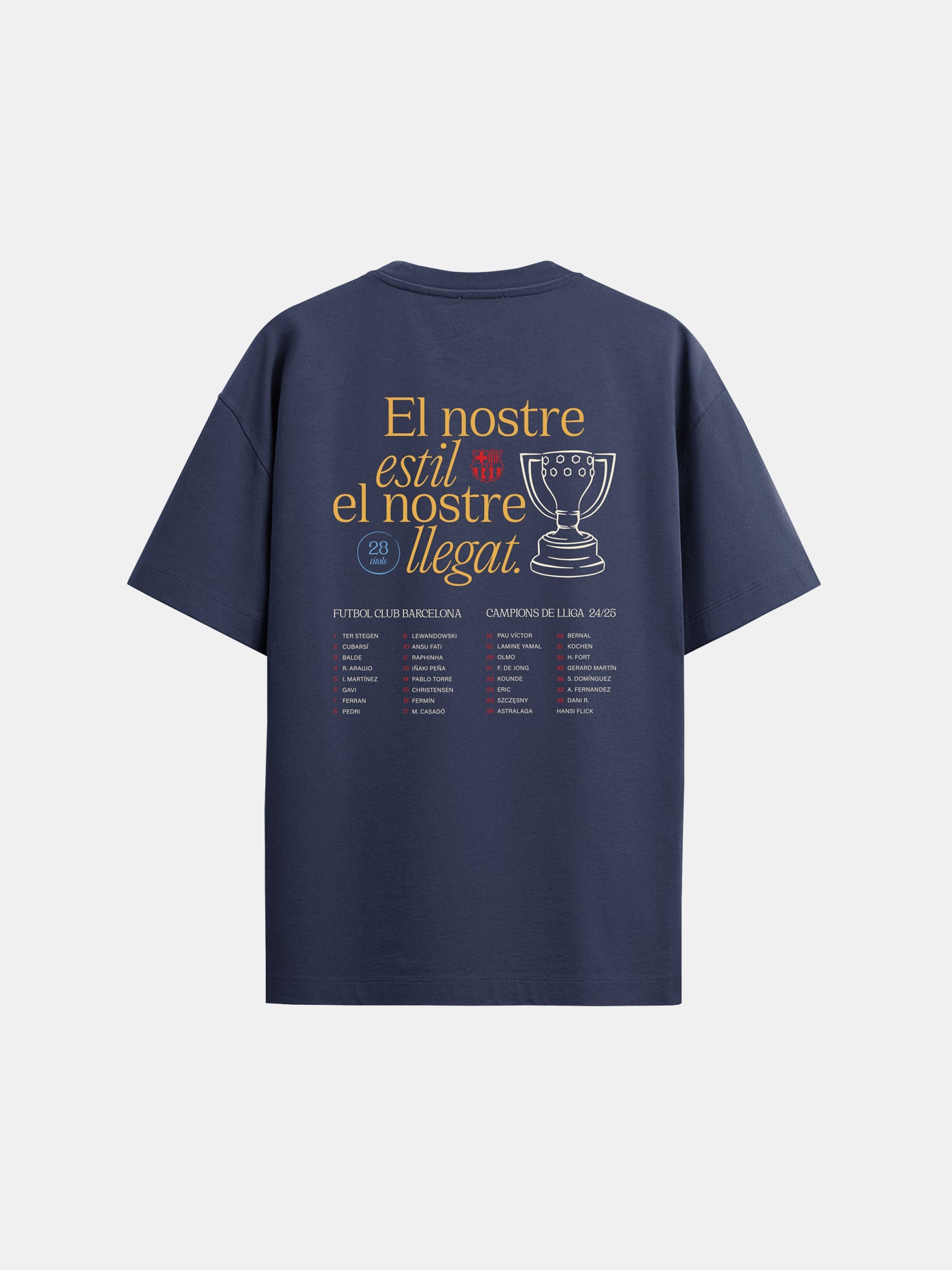 T-shirt Champions de La Liga 2025 Barça