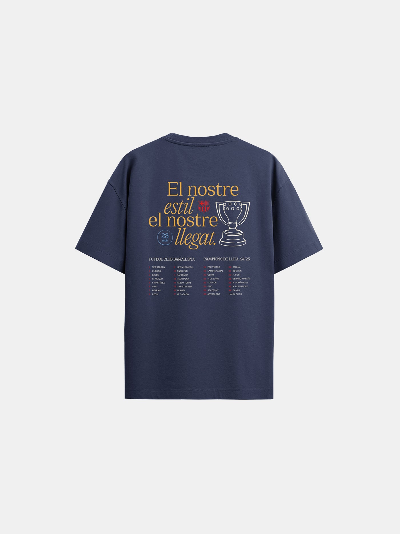 Camiseta Campeones de La Liga 2025 Barça - Niño/a