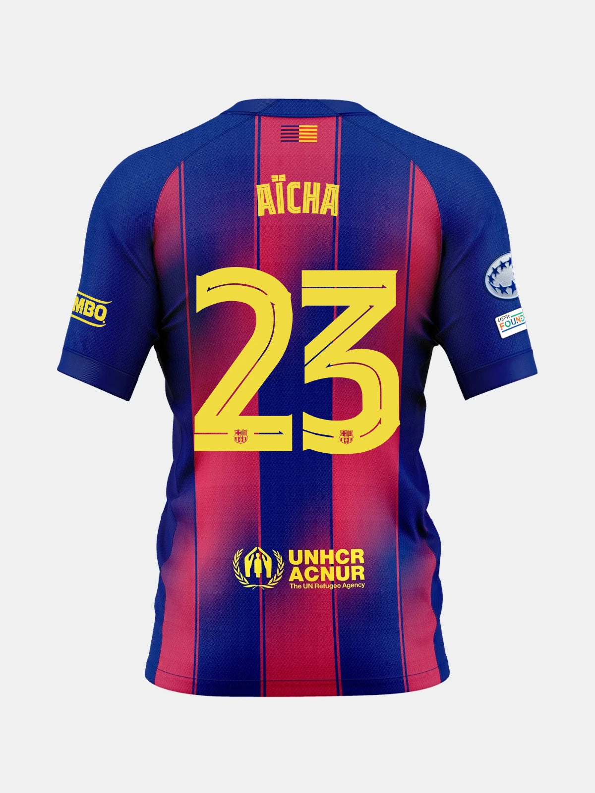 AICHA | UWCL Men's home jersey 25/26 FC Barcelona