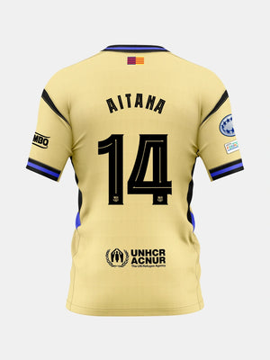 AITANA | UWCL Maillot femme extérieur 25/26 FC Barcelona x Kobe Bryant