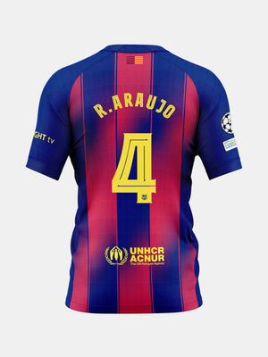 R. ARAUJO | UCL Camiseta hombre primera equipación 25/26 FC Barcelona