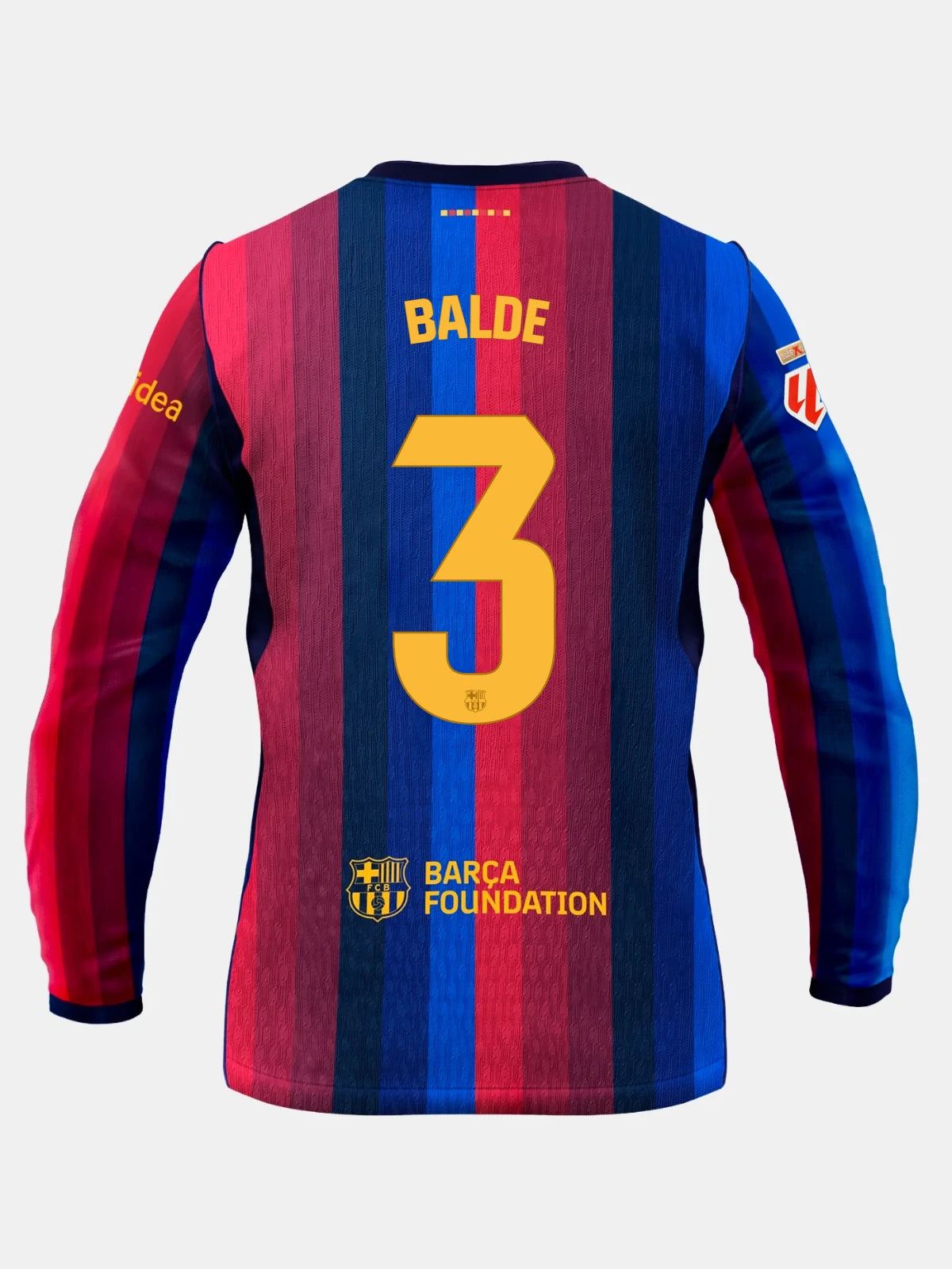 BALDE | La Liga Camiseta hombre primera equipación 26/27 FC Barcelona - Manga larga