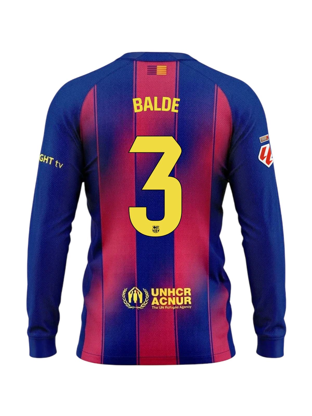 BALDE | La Liga Camiseta hombre primera equipación 25/26 FC Barcelona Manga larga