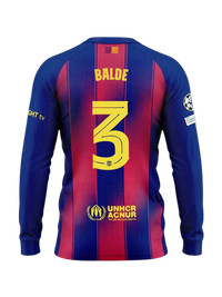 BALDE | UCL Maillot homme domicile 25/26 FC Barcelona Manches longues