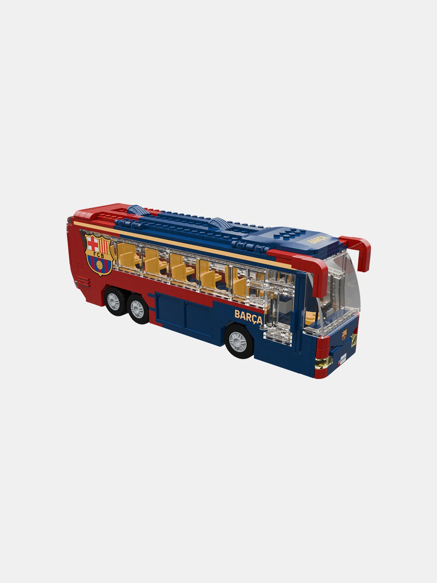 Construction bus FC Barcelona