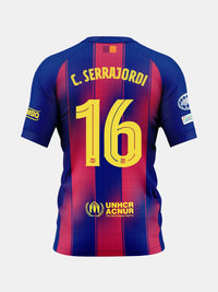 SERRAJORDI | UWCL Women's home jersey 25/26 FC Barcelona