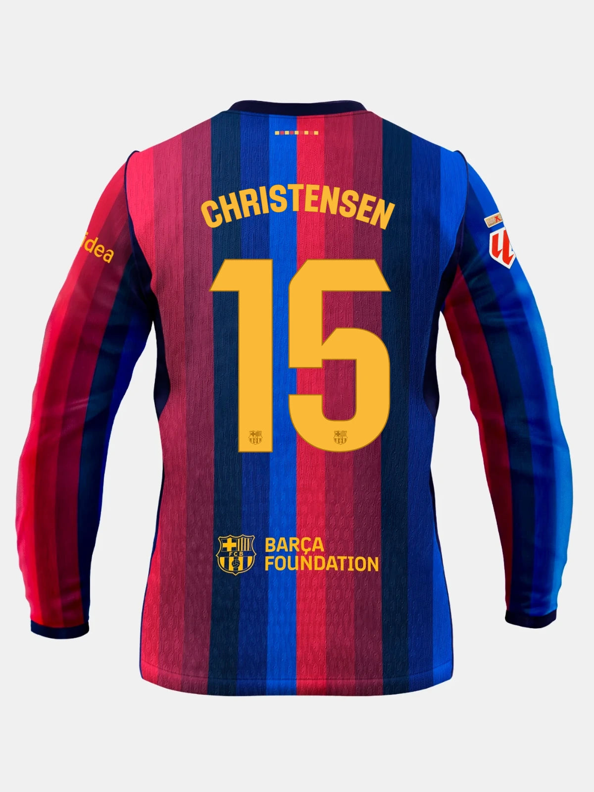 CHRISTENSEN | La Liga Camiseta hombre primera equipación 26/27 FC Barcelona - Manga larga