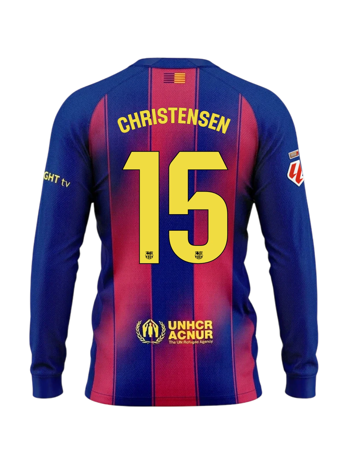 CHRISTENSEN | La Liga Camiseta hombre primera equipación 25/26 FC Barcelona Manga larga