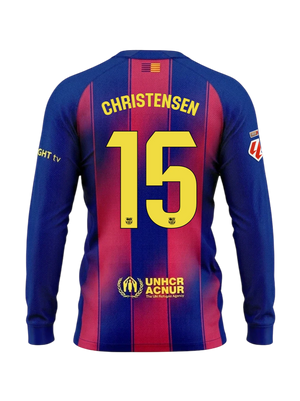CHRISTENSEN | La Liga Maillot homme domicile 25/26 FC Barcelona Manches longues