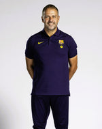 Hansi Flick with the Coah Polo Navy FC Barcelona 25/26