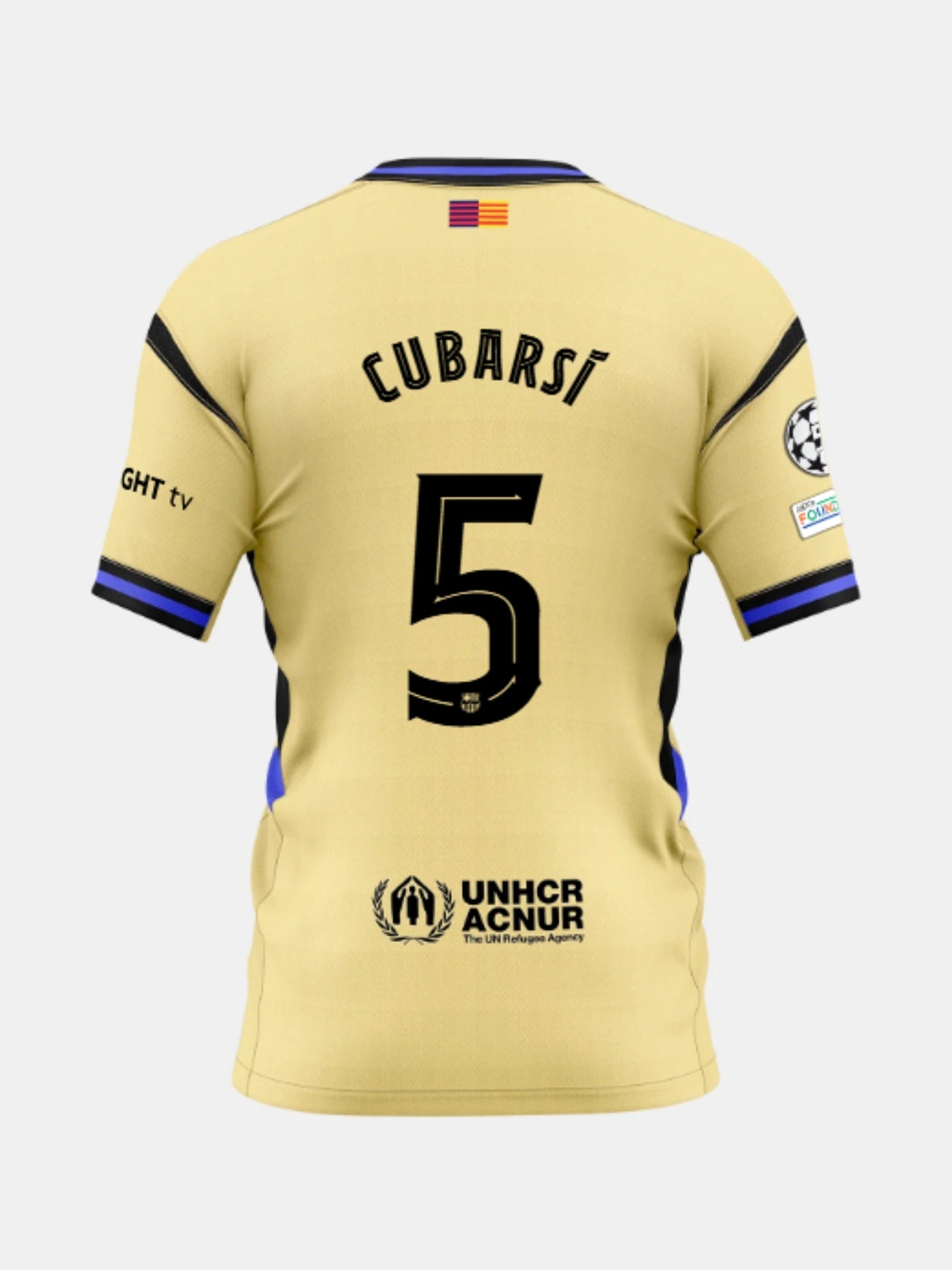 CUBARSÍ | UCL Junior away jersey 25/26 FC Barcelona x Kobe Bryant