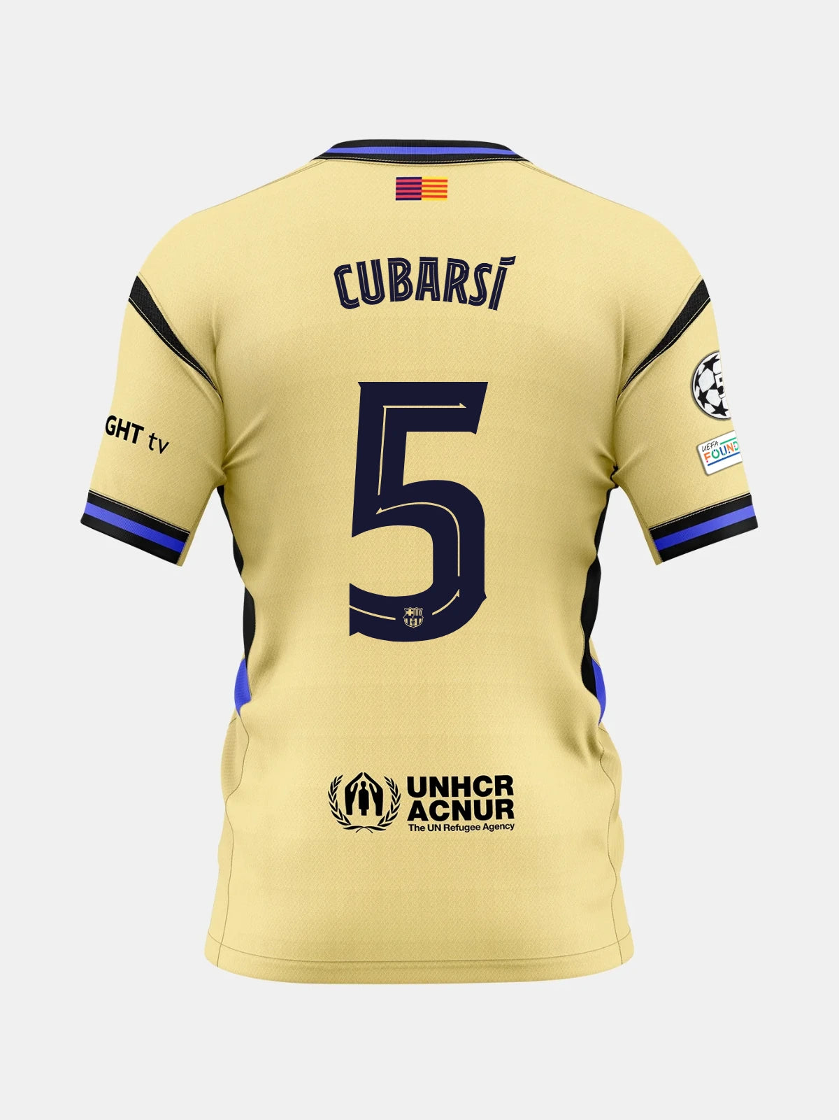 CUBARSÍ | UCL Camiseta mujer segunda equipación 25/26 FC Barcelona x Kobe Bryant