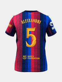ALEIXANDRI | UWCL Camiseta mujer primera equipación 26/27 FC Barcelona - Edición Jugador